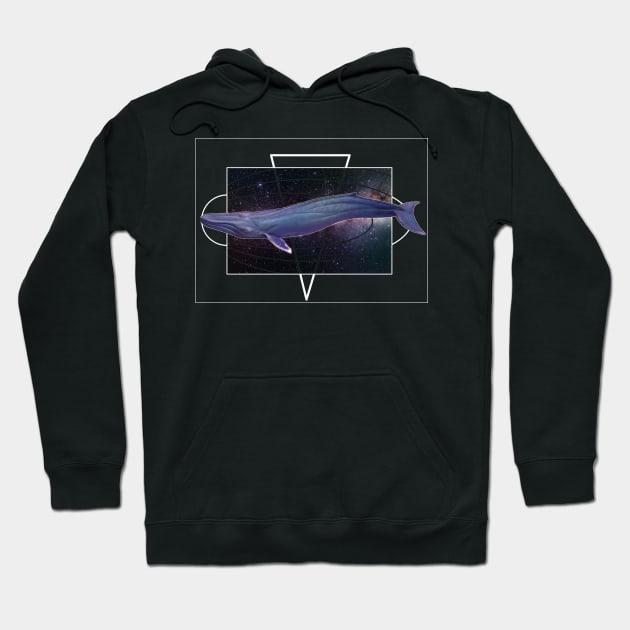 Space whale Hoodie by uialwen